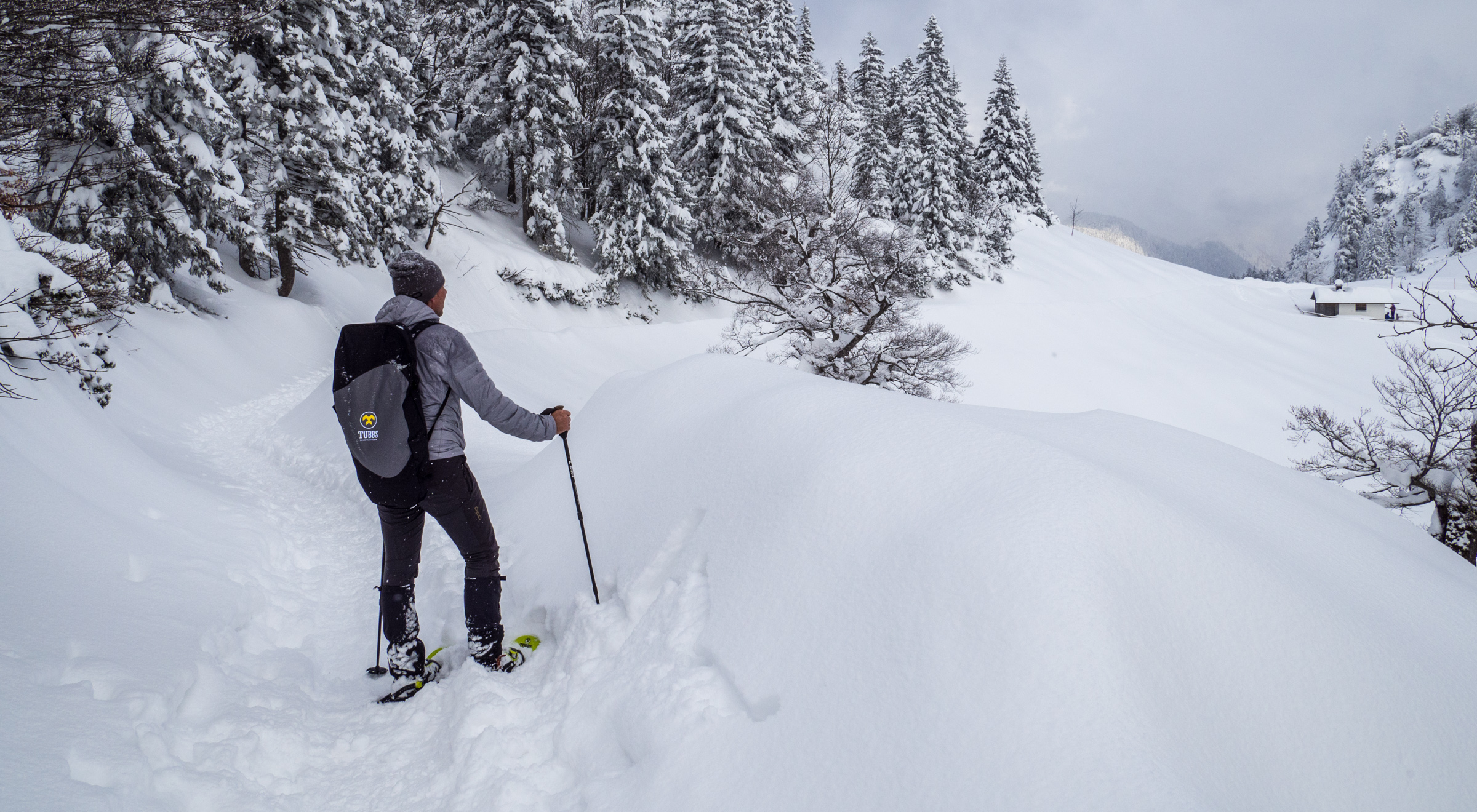Enjoying the Winter Scenery on Snowshoes and Crampons